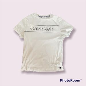 Calvin Klein white T-shirt, size small